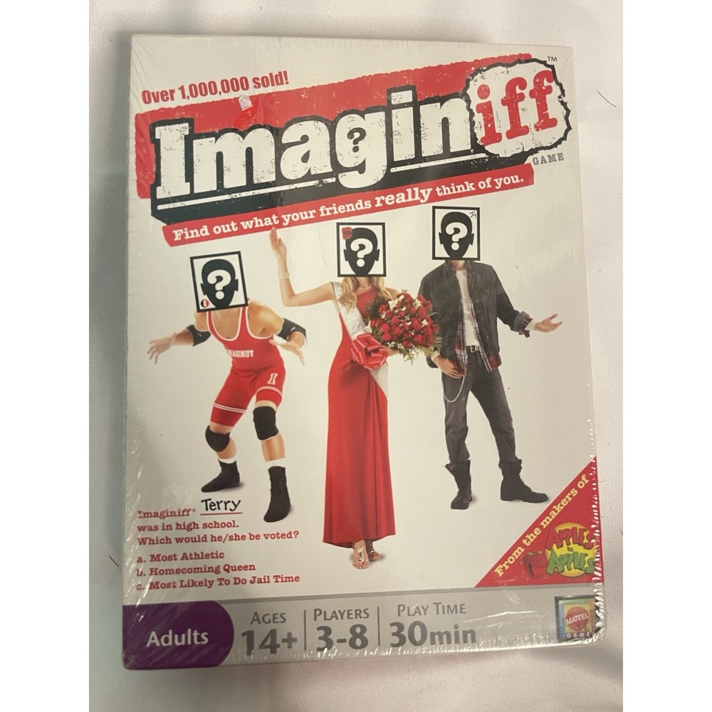 Imaginiff Card Game Mattel 14+ 3-8 Players - NEW & FACTORY SEALED